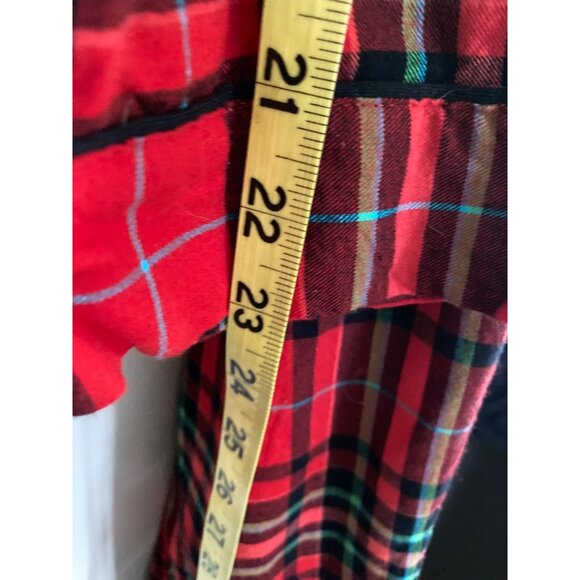 Wonderland Target Men’s Red Black Green Plaid Pajama Set in Med - Picture 10 of 16